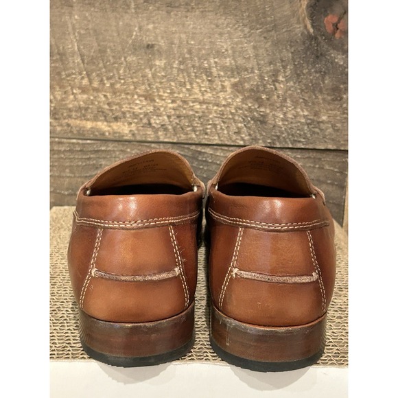 Johnnie-O Mens Leather Penny Clubhouse Loafers Made In Brazil 9.5 - Picture 6 of 9